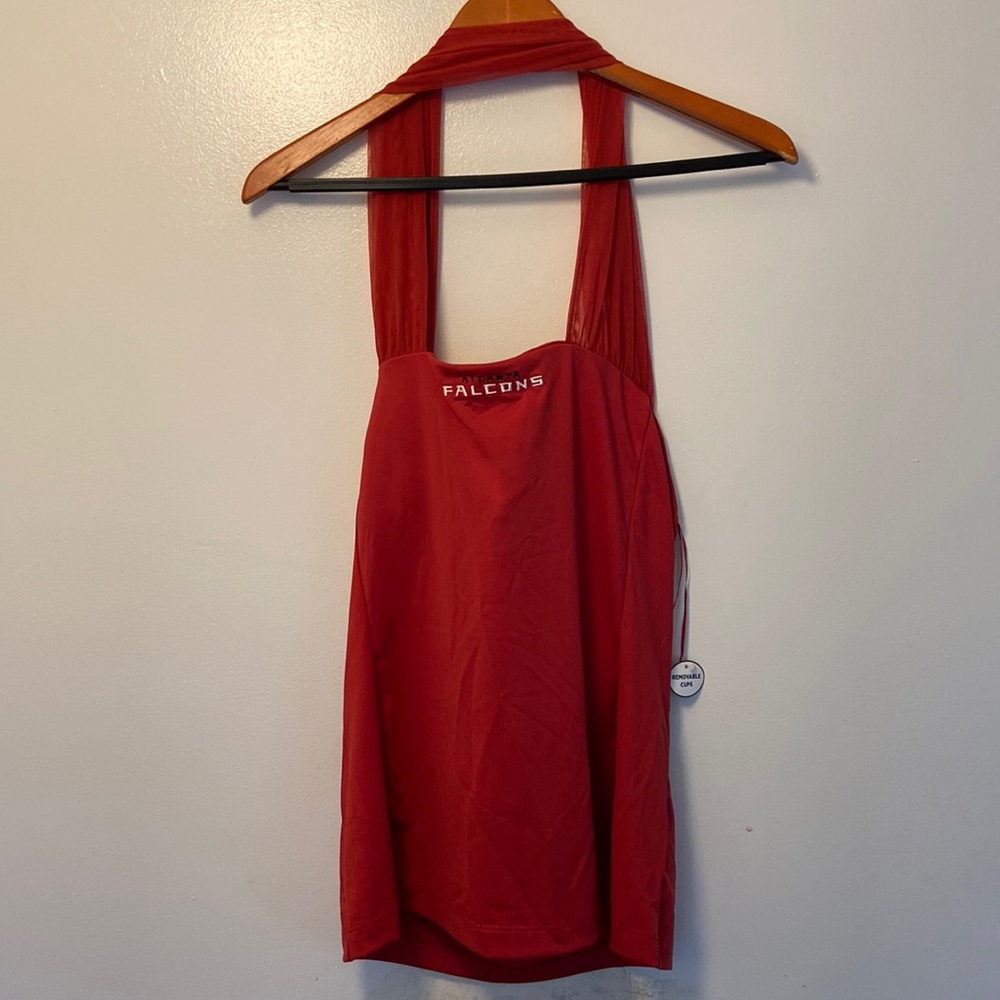 New NFL Atlanta Falcons Women's Red Halter Top Sz. L